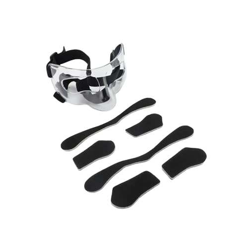 Nose Guard for Broken Nose Adjustable Basketball Face Nose Protector for Adults Teens Soccer Volleyball Baseball Sports Training