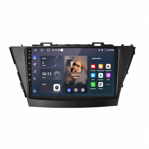 Radio de coche Carplay para Toyota Prius V Alpha 2012-2017 con pantalla HD y cámara de visión trasera