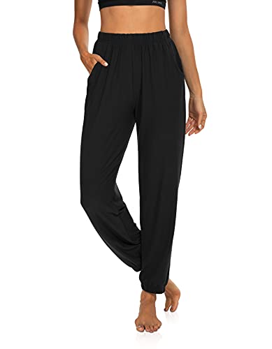 Womens Active Yoga Sweatpants Loose Workout Running Joggers Pants Comfy Lounge Pants with Pockets4