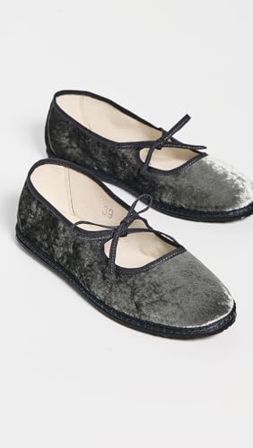 Women's Brigitte Satin Velvet Flats4