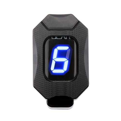 Indicateur de rapport engagé bleu pour Kawasaki Z750 Z800 et ER6N (Kit 6 vitesses)