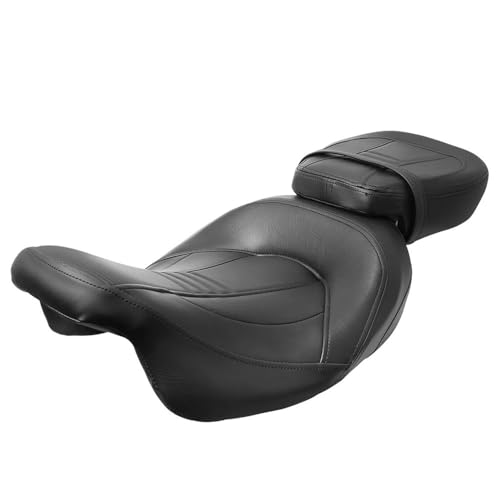 Asiento de perfil bajo biplaza con acabado premium para Touring CVO y Street 2009-2023