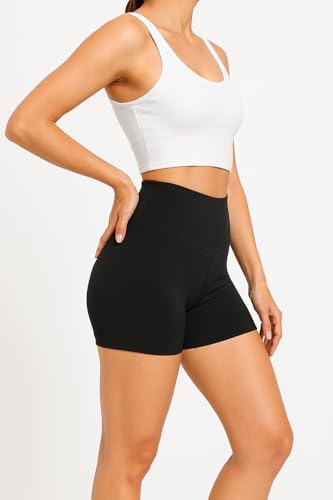 iLoveSIA Women 3" Biker Shorts - High Waist Spandex Short for Yoga Workout Running Volleyball4