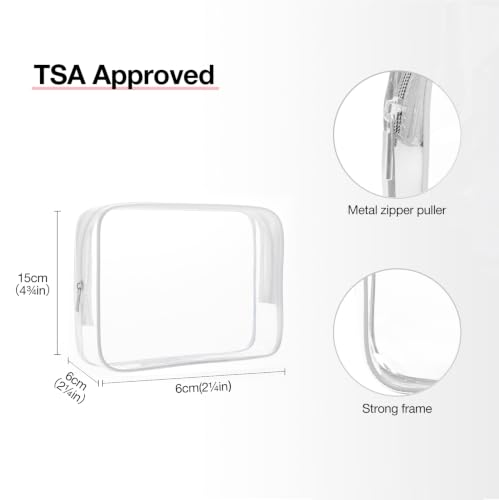 Image of BAGSMART Toiletry Bag Hanging Travel Organizer with TSA Approved Transparent Cosmetic Bag and Detachable Makeup Pouch for Full Sized Toiletries