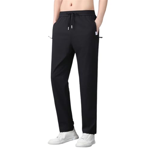 Men Unisex Stretch Quick Drying Pants Casual Elastic Waist Drawstring Stretch Pants Athletic Wear for Men3