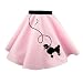 Poodle Skirt for Girls Size Large 10/11/12 Light Pink