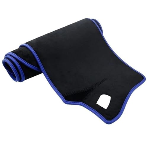 Tapis de tableau de bord Nissan Versa et Sunny 2020-2024 antidérapant bleu