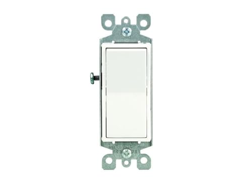 Interrupteur silencieux Decora 15A au design epure blanc lot de 10 pieces de qualite