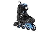 Rollerface Freeskates Tyran Jr. Patines en línea Ajustables. Black CH (17.5-19.5)