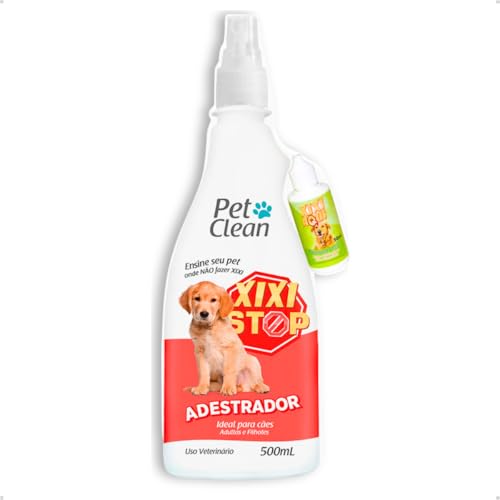 Educador Sanitário Adestrador para Cachorro Xixi Stop 500 ml + Xixi Sim 30 ml Pet Clean