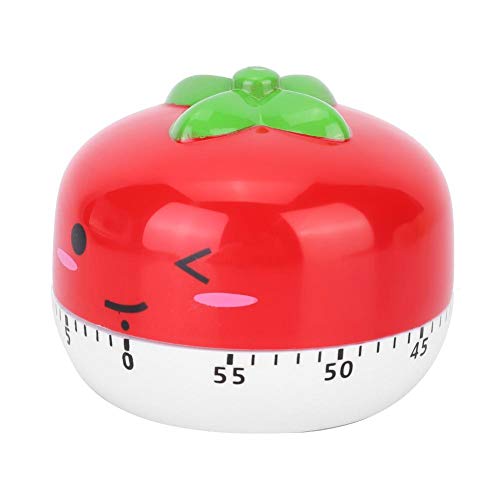 Tomatoes Lovely Carrot Kitchen Timer,Egg Timer,Mechanical Kitchen Timer,Kitchen Cooking Timers Mechanical Countdown Timer Alarm Clock for Baking Cooking and Learning