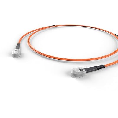FiberCablesDirect MTRJ-MTRJ OM2 Fiber Patch Cable - 10Gb Duplex 50/125m Multimode Corning Glass | 0.5M (1.64ft) | Bulk Networking, Data Centers, Telecom, Enterprise Applications