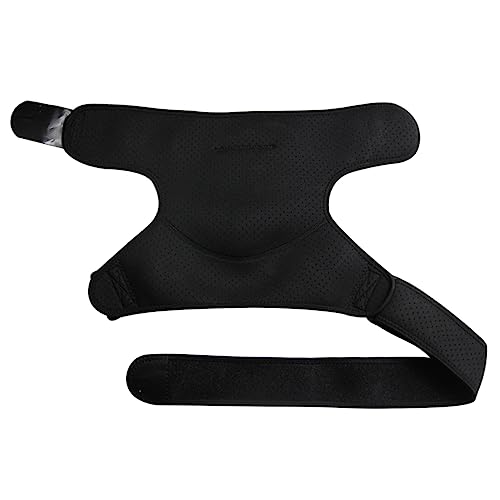 Ipetboom Men Adjustable Shoulder Support Strap Relief Brace for Enhanced Comfort and Flexibility Breathable Design for Optimal Blood Flow for Posture Correction and Stabilization Black