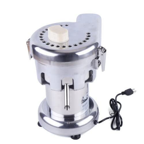 Cbhfmljd 110V 370W Commercial Electric Fruit Juice Extractor, Centrifugal Juicer Machine Silver, Professional Countertop Drink Mixer Stainless Steel Juicer Extractor, Fruit And Vegetables Juice Maker #TOP4