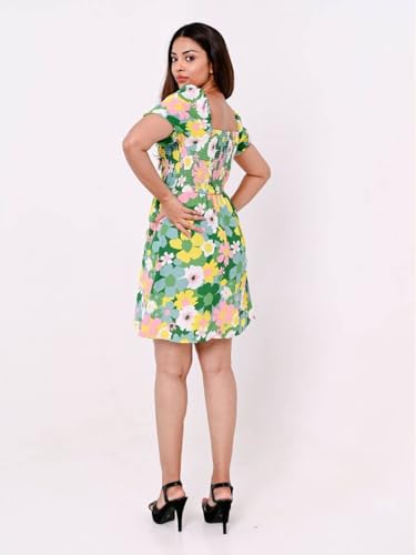 Image of GRECIILOOKS Printed Maxi Dress for Women | Trendy Long One Piece Summer Outfit | Lightweight Flared Dress for Casual & Holiday