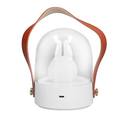 Lámpara de Mesa de Noche Portátil con Música y USB miniatura 2
