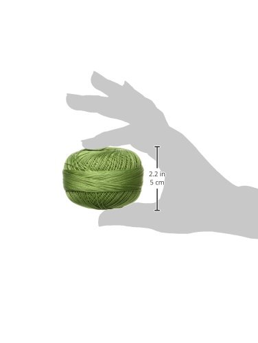 Handy Hands Lizbeth Cordonnet Cotton Tamaño 20 Verde Hoja Medio miniatura 2