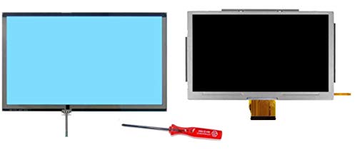 KingFurt Assembled for Nintendo Wii U Gamepad LCD Screen with Glass Digitizer [Touch screen glass] Replacement Touch Screen+ Y-tool