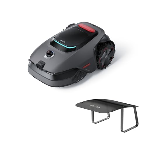 MOVA LiDAX Ultra 1200 Rasenmäher- und Garagen-Bundle ohne Begrenzungsdraht, ohne RTK & automatische Kartenerstellung über 3D-LiDAR mit 360° & AI Vision, effiziente Pfadplanung in U-Form