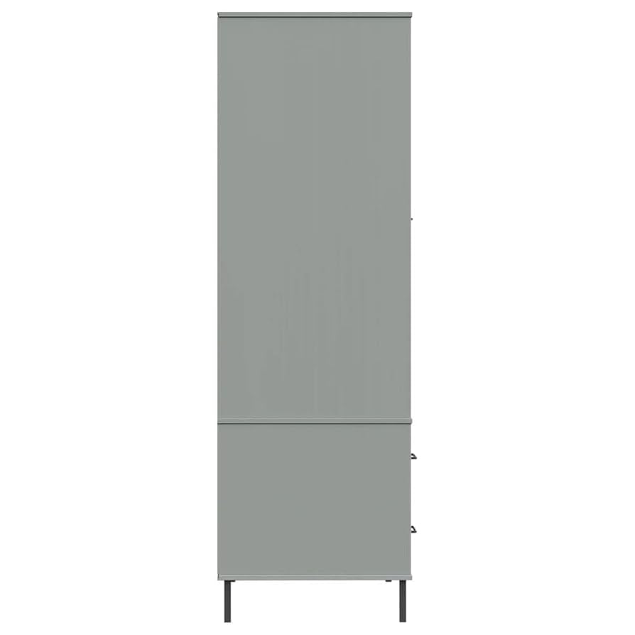 シトロン❤︎　PP* closet　ARMY FOODIE GOLINPEILO Solid Wood Wardrobe with Metal Legs, Wood