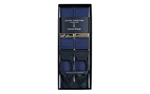 Image of Oliver Wicks Albert Thurston Suspenders for Men, Handmade in England, Premium Quality