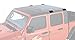 Rhino Rack Backbone Compatible with Jeep JT Gladiator - System for Mounting a Pioneer Platform (RJTB1) Black