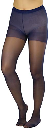 Image of ToBeInStyle Women's Control Top Sheer Footed Pantyhose Hosiery Tights Stockings