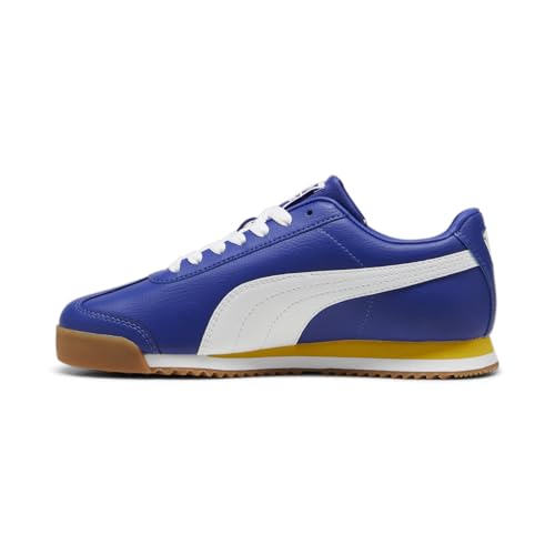 PUMA Men's Roma Sneaker, 24-Standard-Lapis Lazuli-Fresh Pear, 10