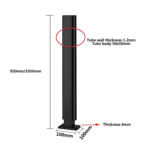 Postes de balaustrada de vidrio de 10-12 mm de esquina y medio para barandilla exterior 4