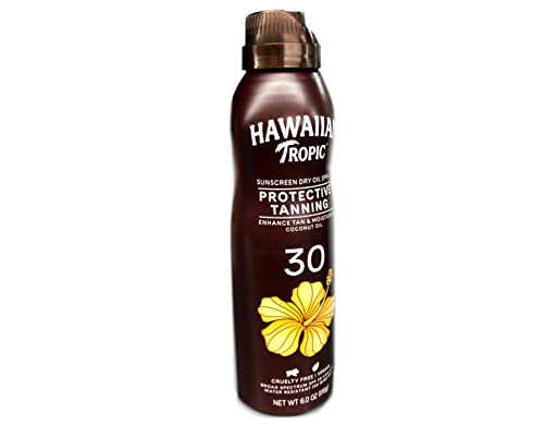 Hawaiian Tropic Dry Oil Clear Spray Sunscreen SPF 30 5.2 oz (Pack of 2) - image 2