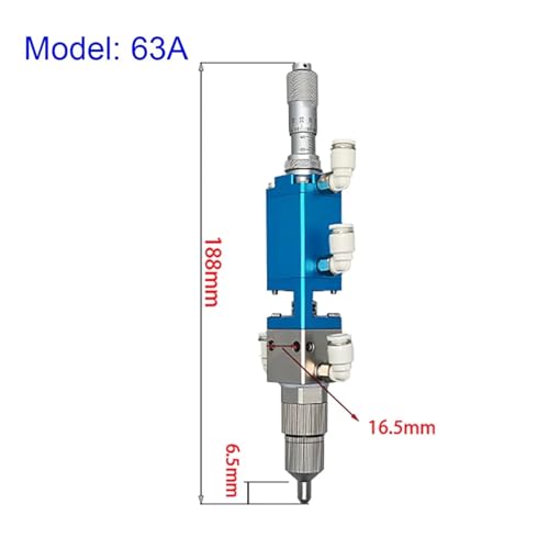 Valve de pulvérisation de liquide atomisé 63A avec micromètre à aiguille pour dosage - 3