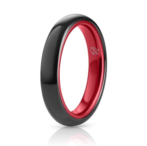 EMBR Black + Red Ceramic - 4mm - Size 6.5