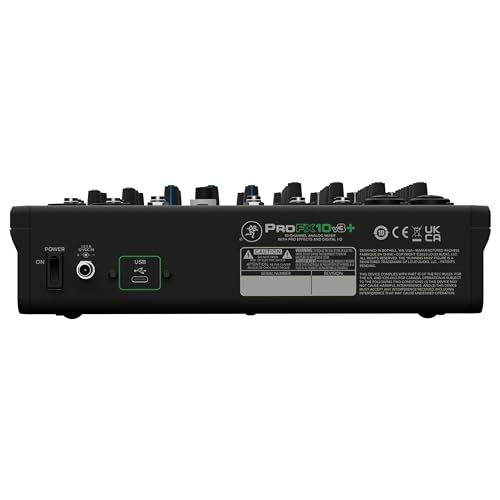 Mackie ProFX10v3+ Mixeur Analogique 10 Canaux avec Effets Améliorés, Modes d'Enregistrement USB et Bluetooth – vue 5
