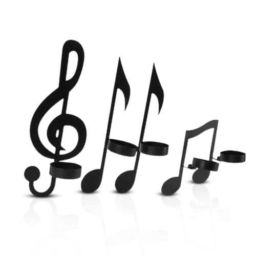 Aplique De Pared De Metal Negro, 4 Portavelas Con Símbolo De Música, Portavelas De Montaje En Pared, Portavelas De Nota Musical Única Para Decoración De Bodas, Porche, Patio, Aplique De Pared De Metal Negro, 4 Portavelas Con Símbolo De Música, Portavelas De Montaje En Pared, Portavelas De Nota Musical Única Para Decoración De Bodas, Porche, Patio,