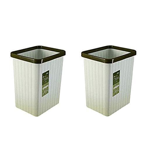 Poubelles salle de bain cuisine poubelle bureau à domicile lot de 2 contenants 3L 10L