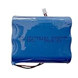 1Pc 18650 3.7v 6600mAh 1S3P Li ion Rechargeable Battery Pack with 2P JST-PH2.0 Plug,6.75x5.5x1.84cm (24.42Wh/6.6A),for Simplehuman Sensor Makeup Mirror ST3026 BT1080 Battery Replacement ST3027 3028