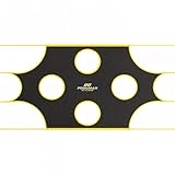 PodiuMax Soccer Goal Target Net with 10 Scoring Zones, 16x7 FT Adjustable Soccer Training Aide, Practice Shooting and Passing Accuracy, Portable Football Accessories