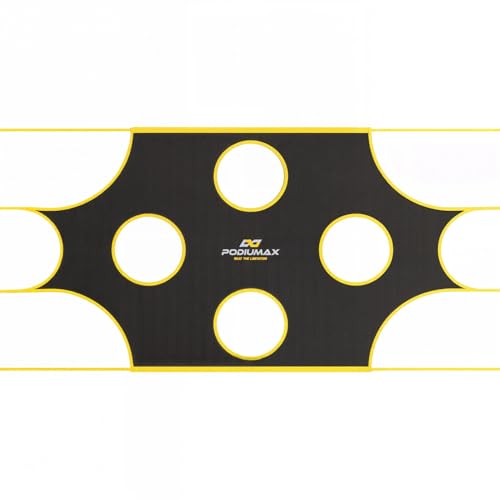 PodiuMax Soccer Goal Target Net with 10 Scoring Zones, 16x7 FT Adjustable Soccer Training Aide, Practice Shooting and Passing Accuracy, Portable Football Accessories by PodiuMax - Used condition - US$63.69