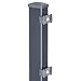 Produktbild B2 Zaunpfosten anthrazit f. Doppelstabmatten 1230 (60x40x1800 mm)