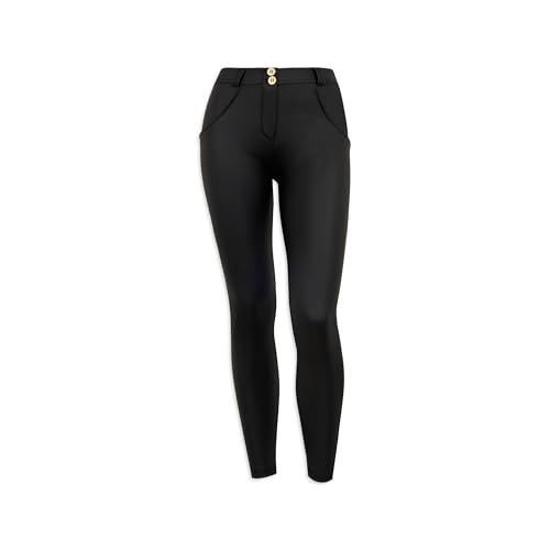 FREDDY WR.UP Faux Leather Butt Lifting Jeans for Women - Mid Rise