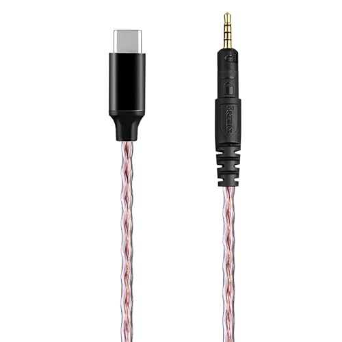 Earmax USB Type C - 2.5mm 6N OCCI[fBIP[u 4tB[g ATH-M40X M50X M60X M70X wbhz