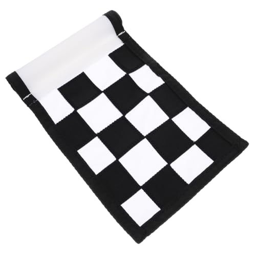 WOONEKY Training Flag Outdoor Flag Golf Accessory Portable Design Checkered Flag for Practice Better Skills