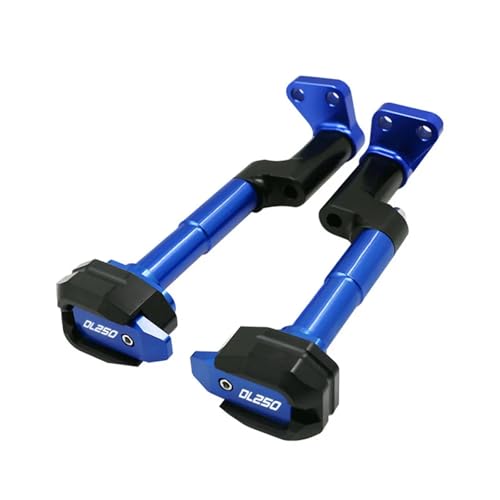 Curseur de cadre moto Suzuki GSX250R GW250 protecteur moteur crash pad bleu