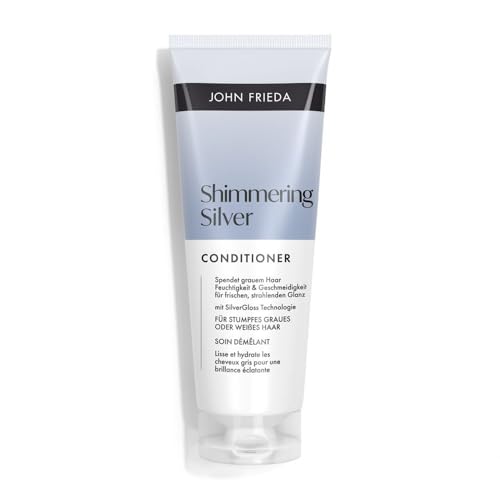 John Frieda Shimmering Silver - Silber-Conditioner - Inhalt: 250 ml - FĂĽr stumpfes graues oder weiĂźes Haar