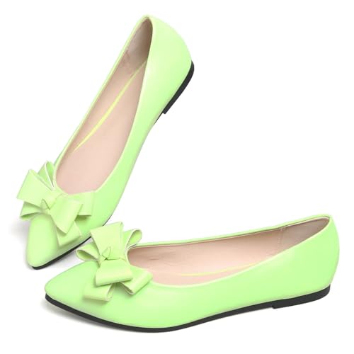 Image of SAILING LU Women's Bow-Knot Pointed Toe Ballet Flats