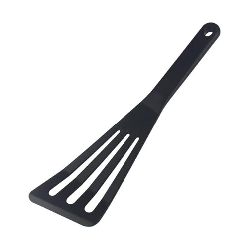 Spatule à poisson antiadhésive en silicone haute température style épuré noir