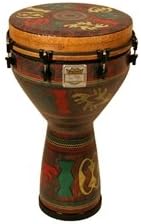 Remo Djembe, African Drum, 14 x 25 in, Adinkra 47-DJ-0014-24
