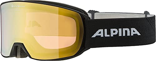Alpina Nakiska - hochwertige Skibrille mit Quattroflex Technologie, selbstdunkelnde Gläser für ideale Sicht, Fogstop-Beschichtung, intelligentes Belüftungssystem