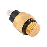Estink Cooling Fan Thermo Switch, Copper Material, Direct Replacement for BJ250 BJ300GS, High Performance and Stability, Perfect for Motorcycle Cooling System