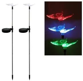 Butterfly Garden Solar Light Set of 2